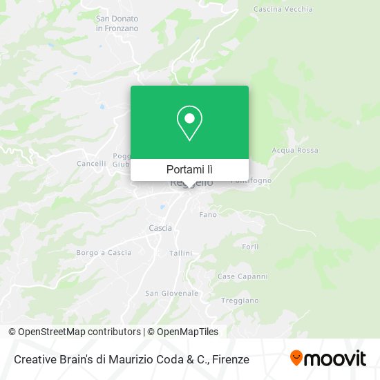 Mappa Creative Brain's di Maurizio Coda & C.