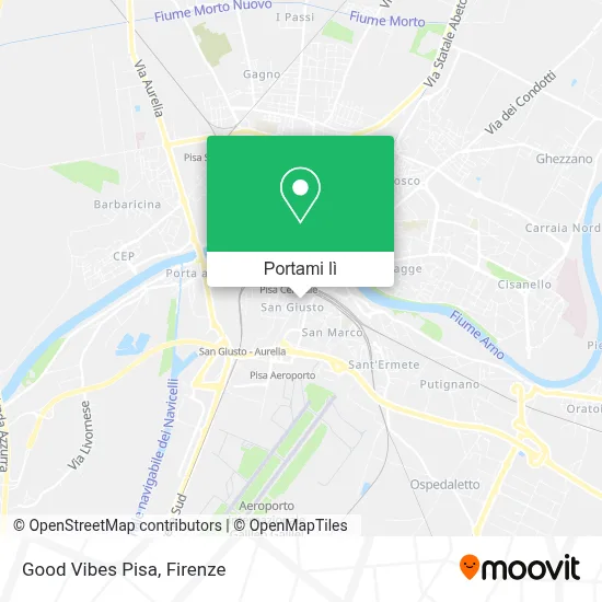 Mappa Good Vibes Pisa