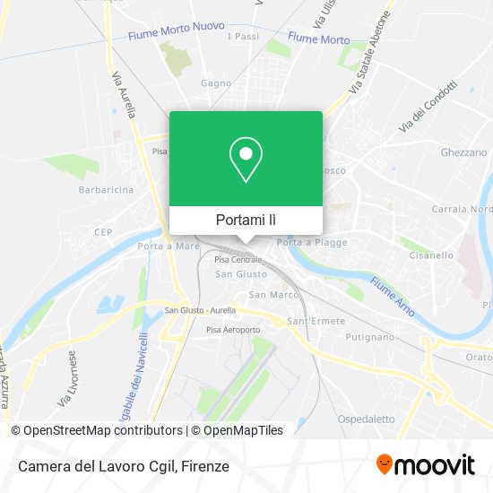 Mappa Camera del Lavoro Cgil