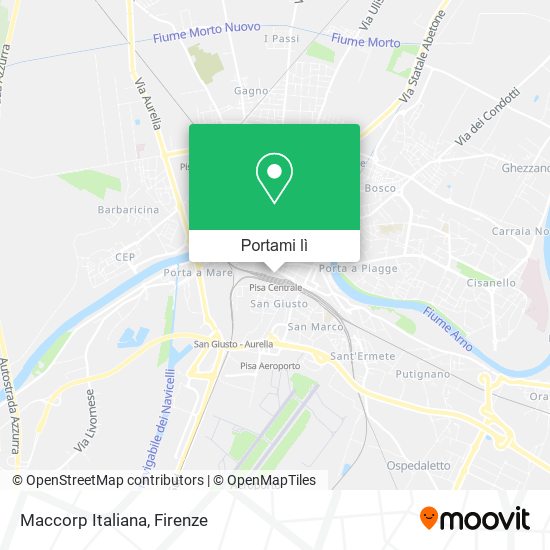 Mappa Maccorp Italiana