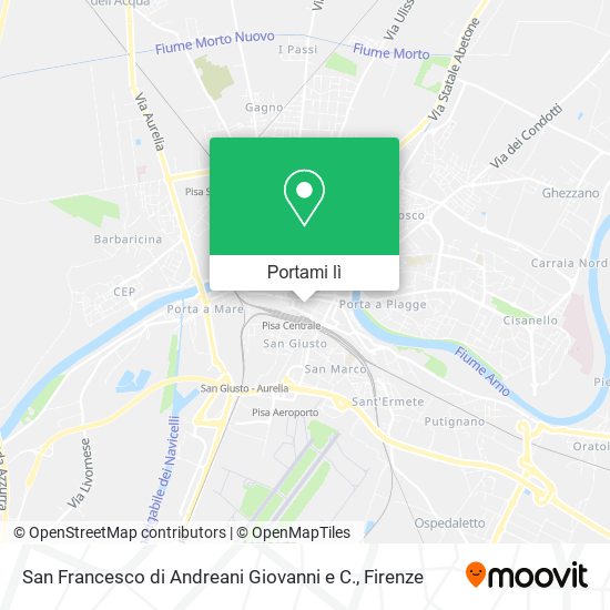 Mappa San Francesco di Andreani Giovanni e C.