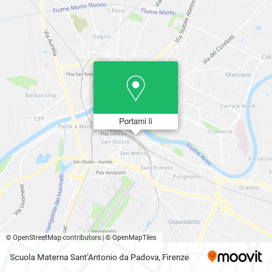 Mappa Scuola Materna Sant'Antonio da Padova