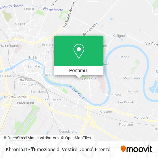 Mappa Khroma.It - 'l'Emozione di Vestire Donna'