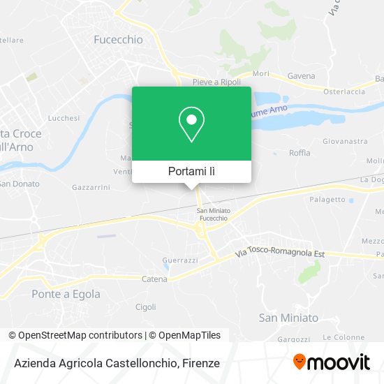 Mappa Azienda Agricola Castellonchio