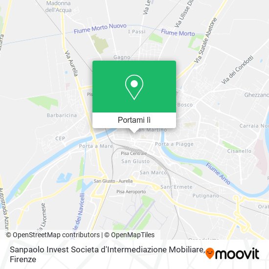 Mappa Sanpaolo Invest Societa d'Intermediazione Mobiliare