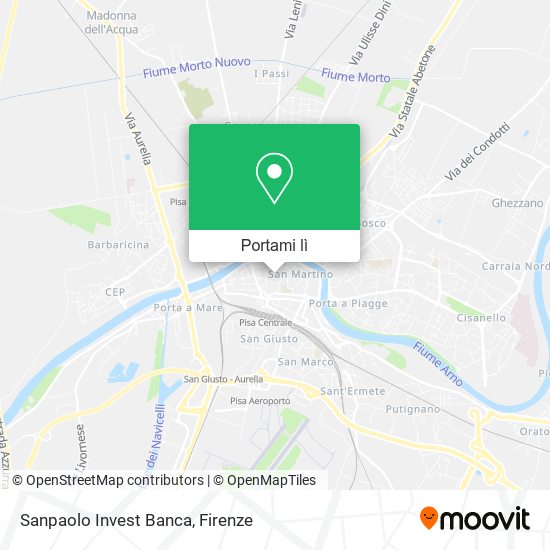Mappa Sanpaolo Invest Banca
