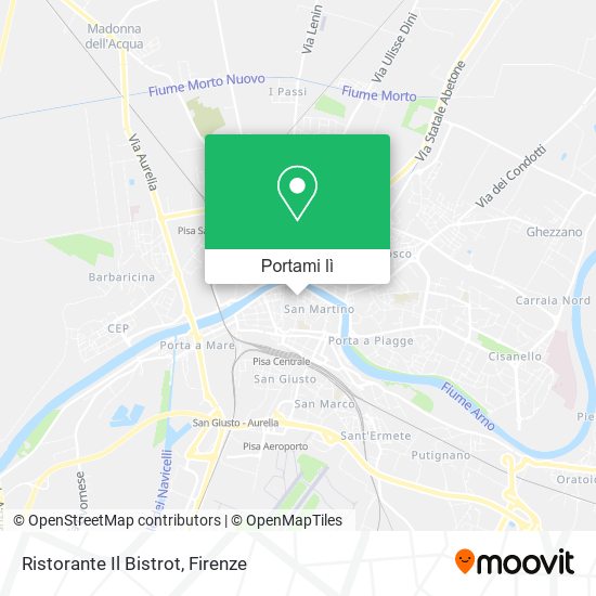 Mappa Ristorante Il Bistrot