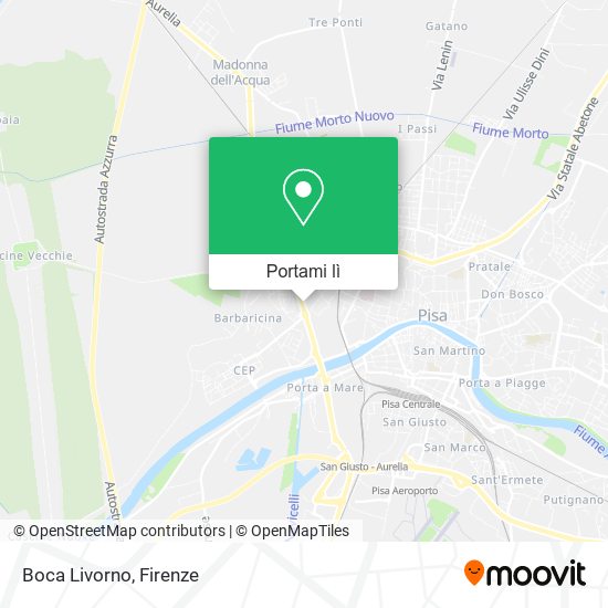 Mappa Boca Livorno