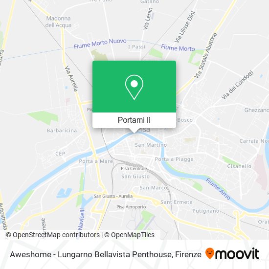 Mappa Aweshome - Lungarno Bellavista Penthouse