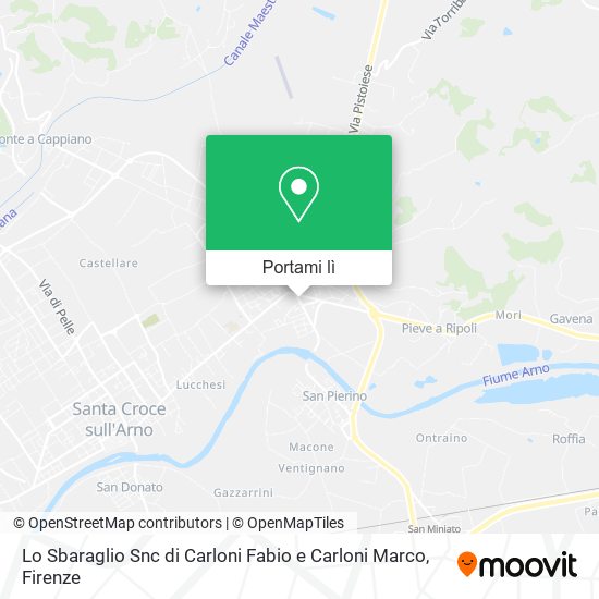 Mappa Lo Sbaraglio Snc di Carloni Fabio e Carloni Marco