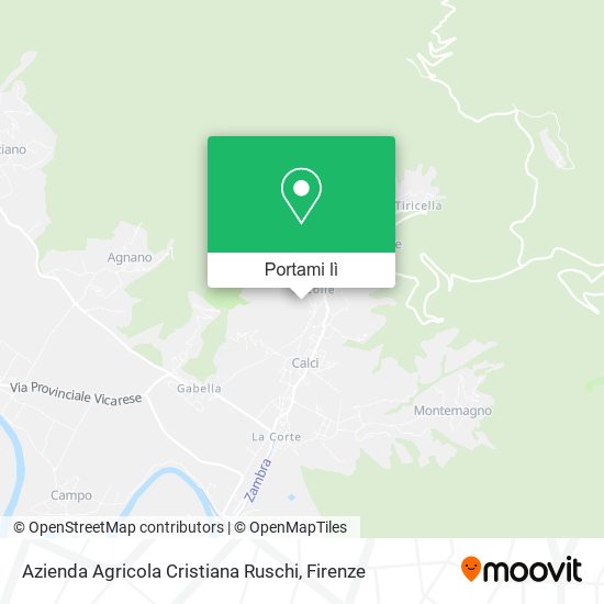 Mappa Azienda Agricola Cristiana Ruschi