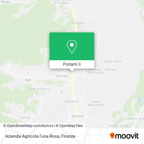 Mappa Azienda Agricola l'una Rosa