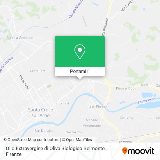 Mappa Olio Extravergine di Oliva Biologico Belmonte