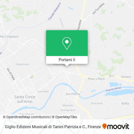 Mappa Giglio Edizioni Musicali di Tanini Patrizia e C.