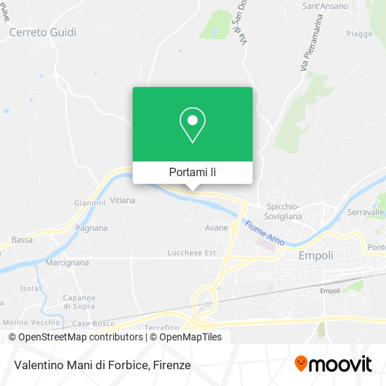 Mappa Valentino Mani di Forbice