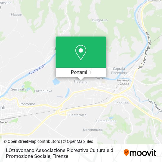Mappa L'Ottavonano Associazione Ricreativa Culturale di Promozione Sociale