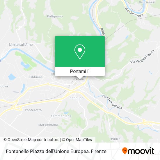 Mappa Fontanello Piazza dell'Unione Europea