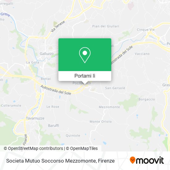 Mappa Societa Mutuo Soccorso Mezzomonte