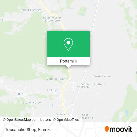 Mappa Toscanolio Shop