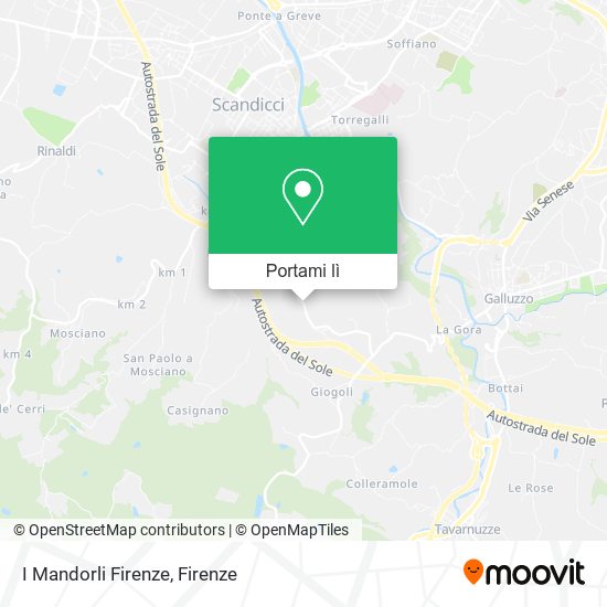 Mappa I Mandorli Firenze