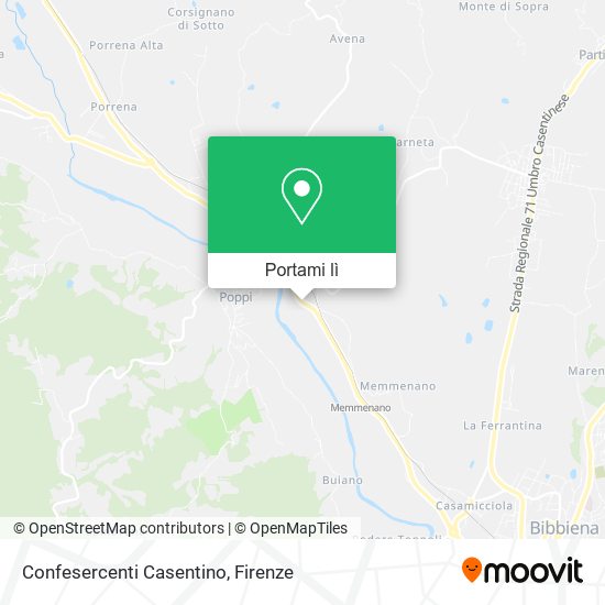 Mappa Confesercenti Casentino