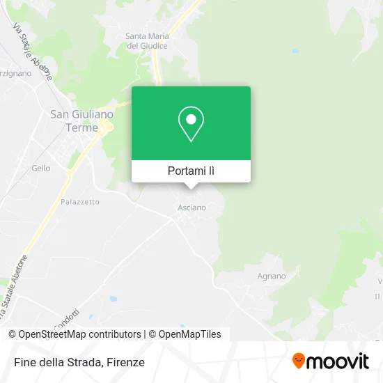 Mappa Fine della Strada