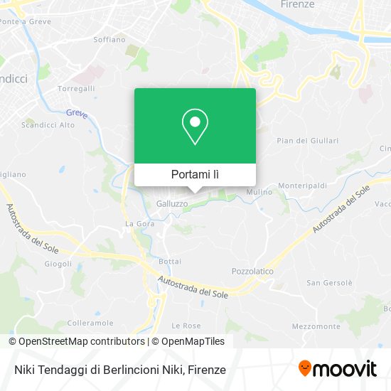 Mappa Niki Tendaggi di Berlincioni Niki