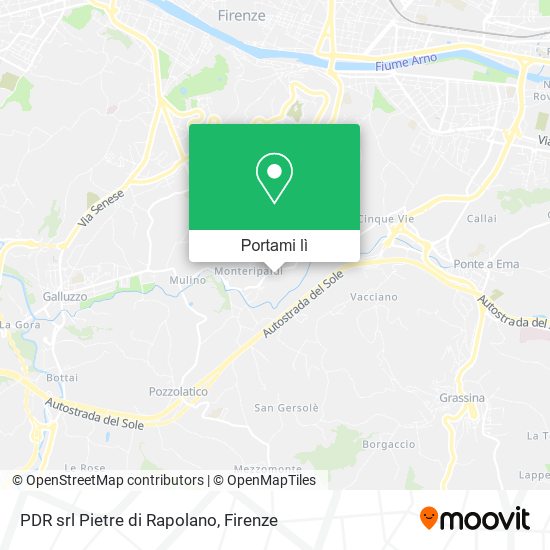 Mappa PDR srl Pietre di Rapolano