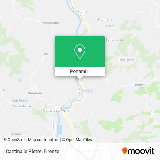 Mappa Cantina le Pietre