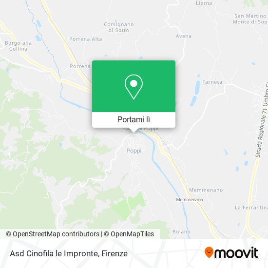Mappa Asd Cinofila le Impronte