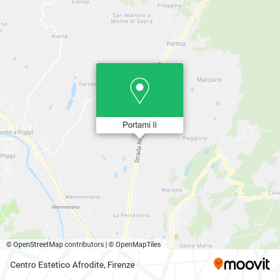 Mappa Centro Estetico Afrodite