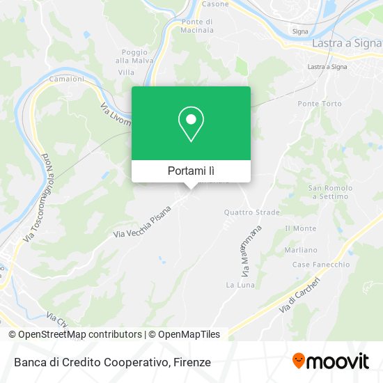 Mappa Banca di Credito Cooperativo