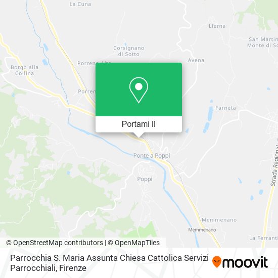 Mappa Parrocchia S. Maria Assunta Chiesa Cattolica Servizi Parrocchiali