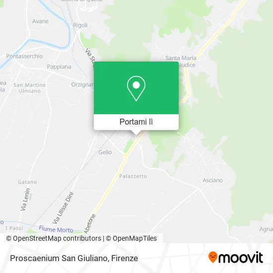 Mappa Proscaenium San Giuliano