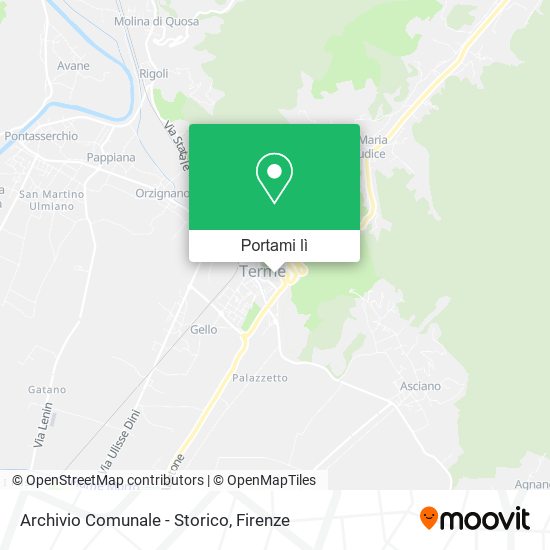 Mappa Archivio Comunale - Storico
