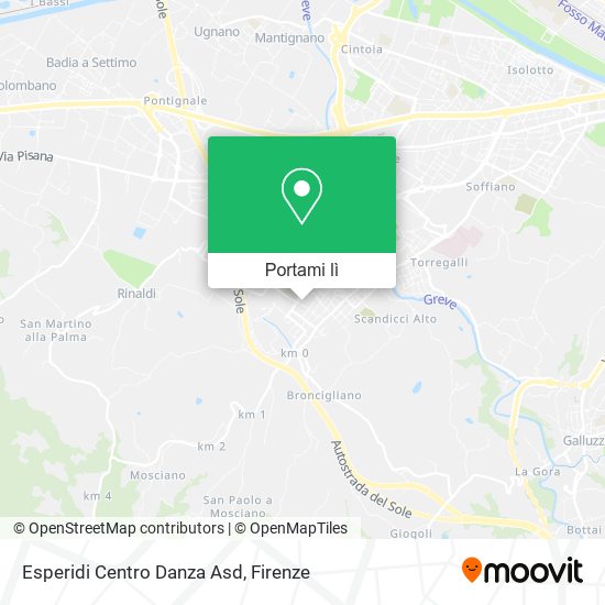 Mappa Esperidi Centro Danza Asd