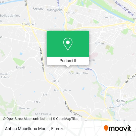 Mappa Antica Macelleria Marilli