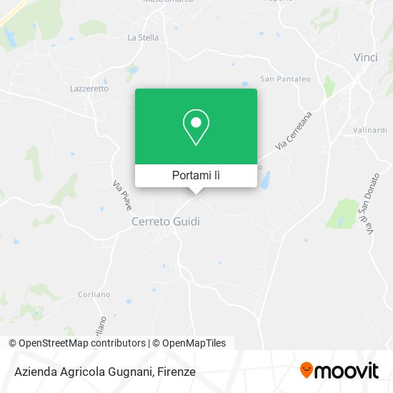 Mappa Azienda Agricola Gugnani