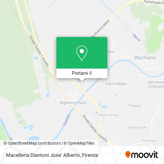 Mappa Macelleria Diantoni Jose' Alberto