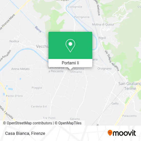Mappa Casa Bianca