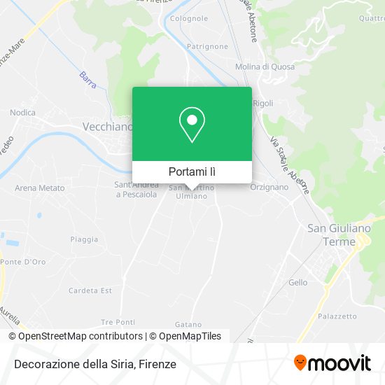 Mappa Decorazione della Siria