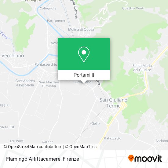 Mappa Flamingo Affittacamere