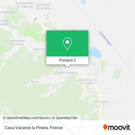 Mappa Casa Vacanze la Pineta
