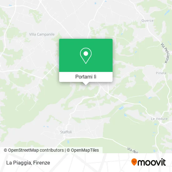 Mappa La Piaggia