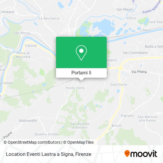 Mappa Location Eventi Lastra a Signa
