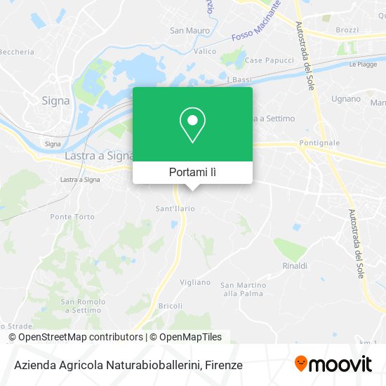 Mappa Azienda Agricola Naturabioballerini