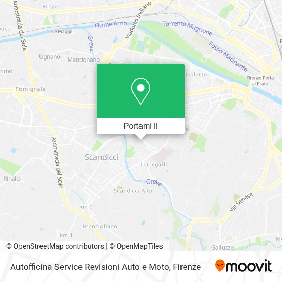 Mappa Autofficina Service Revisioni Auto e Moto