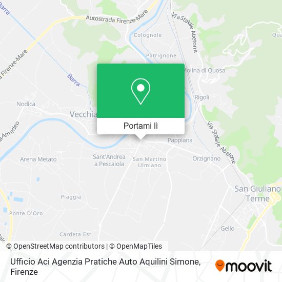 Mappa Ufficio Aci Agenzia Pratiche Auto Aquilini Simone