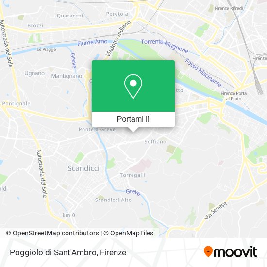 Mappa Poggiolo di Sant'Ambro