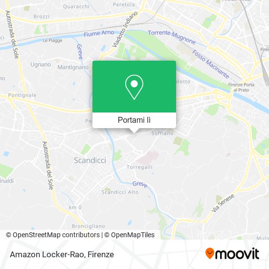 Mappa Amazon Locker-Rao